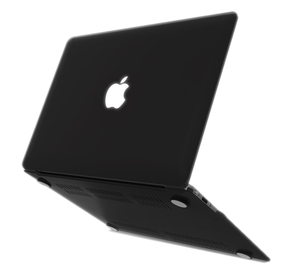 черный mac ноутбук